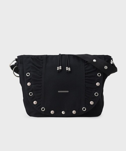 tk.TAKEO KIKUCHI(ティーケータケオキクチ)の「K’PJT by AOI 「Canvas Shoulder Bag」(ショルダーバッグ・メンズ・ブラック・00)」の5枚目の写真