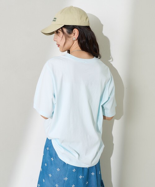 XL Daisy STUDIO Q 花柄プリント ブルー 古着Tシャツ m96686450156_1.jpg?1755275351