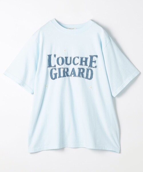 デイジー♥️ セール】デニムロゴデイジーTシャツ/フラワー刺繍Tシャツ（T