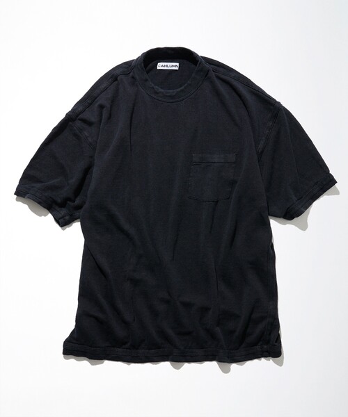 CAHLUMN カウラム French Linen T-Shirt リネン CAHLUMN/カウラム French Linen Pocket T-Shirt /フレンチリネン