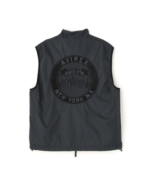 AVIREX(アヴィレックス)の「《WEB&DEPOT限定》VARSITY VEST / バーシティ ベスト / AVIREX / アヴィレックス(ベスト・メンズ・ブラック/チャコール・MEDIUM/LARGE/X-LARGE/XX-LARGE)」の4枚目の写真