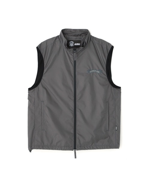 AVIREX(アヴィレックス)の「《WEB&DEPOT限定》VARSITY VEST / バーシティ ベスト / AVIREX / アヴィレックス(ベスト・メンズ・ブラック/チャコール・MEDIUM/LARGE/X-LARGE/XX-LARGE)」の8枚目の写真