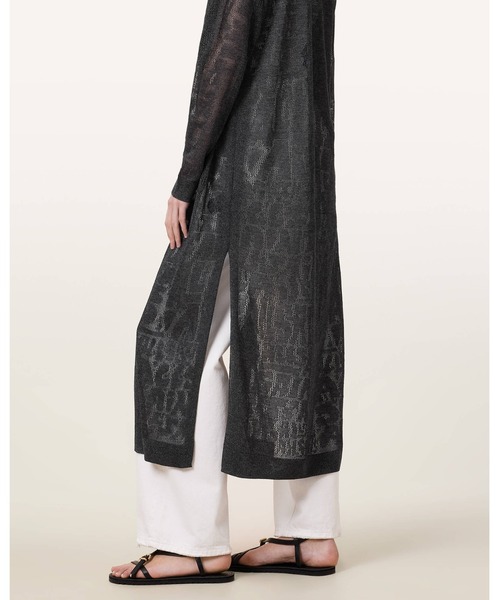 ALLSAINTS(オールセインツ)の「KAITO OPEN KNIT CARDIGAN | KAITO オープン ニット カーディガン(カーディガン/ボレロ・レディース・グレー系その他・M/S/XS)」の6枚目の写真