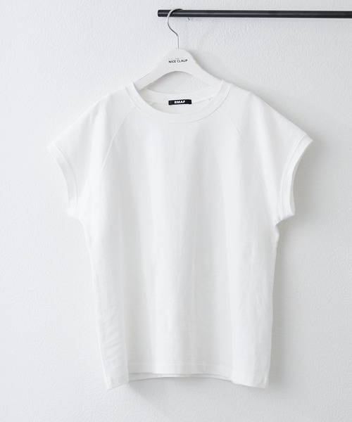 Remind me and forever(リマインドミーアンドフォーエバー)の「【8色展開!】オーガニック素材、華奢見えフレンチTシャツ(Tシャツ/カットソー・レディース・その他1/その他3/ベージュ/ブラウン/オフホワイト/ブルー/ブラック/カーキ・FREE)」の15枚目の写真