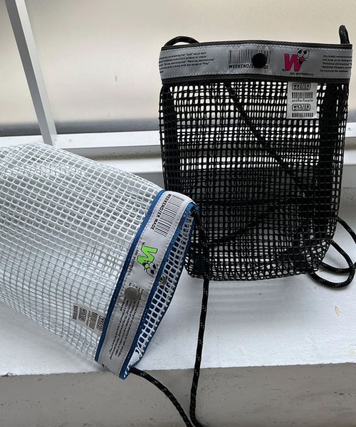 HEMING’S(ヘミングス)の「WEEKENDER/ウィークエンダー ショルダーバック L MESH MINI SHOULDER 7916601(ショルダーバッグ・メンズ・ホワイト/ブラック・FREE)」の15枚目の写真