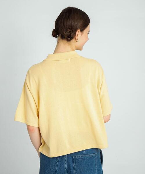 セール】(接触冷感)クールミストニットシャツ（ニット/セーター