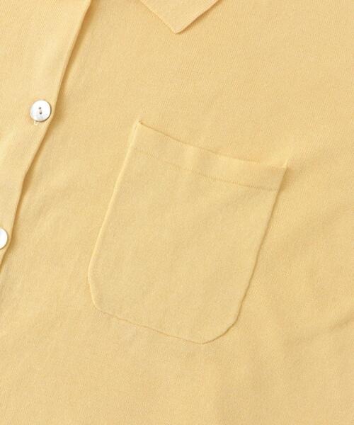 URBAN RESEARCH Sonny Label（アーバンリサーチサニーレーベル）の「(接触冷感)クールミストニットシャツ（ニット/セーター・レディース・イエロー/チャコールグレー/アイボリー・FREE）」の20枚目の写真