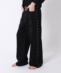 PATCHED DENIM PANTS