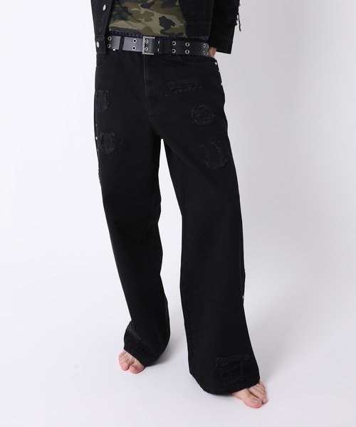 PATCHED DENIM PANTS（デニムパンツ）｜AFB（エーエフビー）の