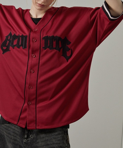 Alfred Alex(アルフレッドアレックス)の「【Alfred Alex】ゲームデザイン ナンバリング ビッグベースボールTシャツ(シャツ/ブラウス・メンズ・ライトグレー/ブラック/ワイン・M/L)」の7枚目の写真