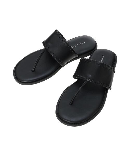 Lugnoncure(ルノンキュール)の「トングサンダル《2025summer catalog item》(サンダル・レディース・ブラック/オフホワイト/ブラウン・M/L)」の11枚目の写真