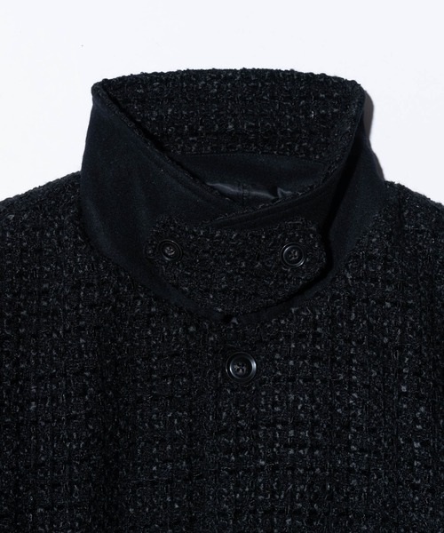 glamb(グラム)の「Hidden Valley Tweed Jacket / ヒドゥンバレーツイードジャケット(ブルゾン・メンズ・ブラック/ワイン・S/M/L)」の22枚目の写真