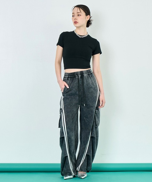 ANAP(アナップ)の「バックギャザートップス(Tシャツ/カットソー・レディース・グレー/ブラック/ホワイト・FREE)」の15枚目の写真