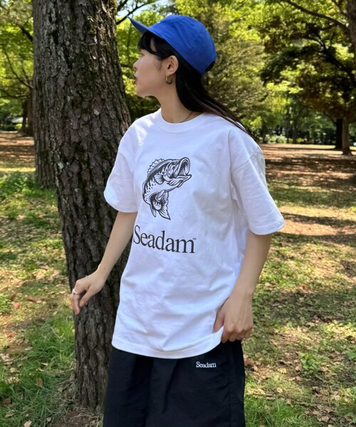 SEADAM（シーダム）の「【SEADAM】〈UNISEX〉ブラックバスTEE（Tシャツ/カットソー・レディース・ブラック/ホワイト・MEDIUM/LARGE/X-LARGE/XX-LARGE）」の10枚目の写真