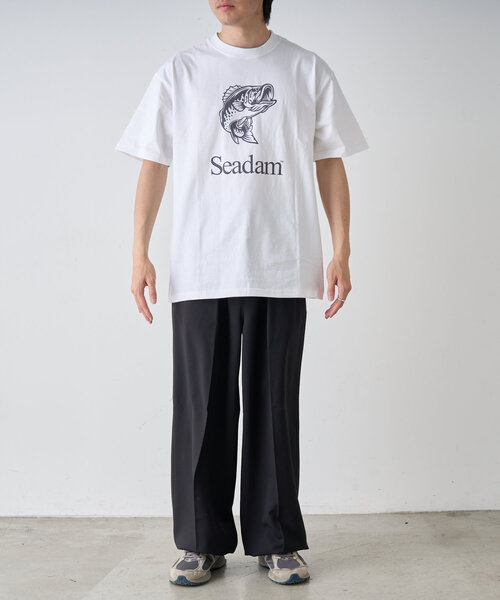 SEADAM（シーダム）の「【SEADAM】〈UNISEX〉ブラックバスTEE（Tシャツ/カットソー・レディース・ブラック/ホワイト・MEDIUM/LARGE/X-LARGE/XX-LARGE）」の19枚目の写真