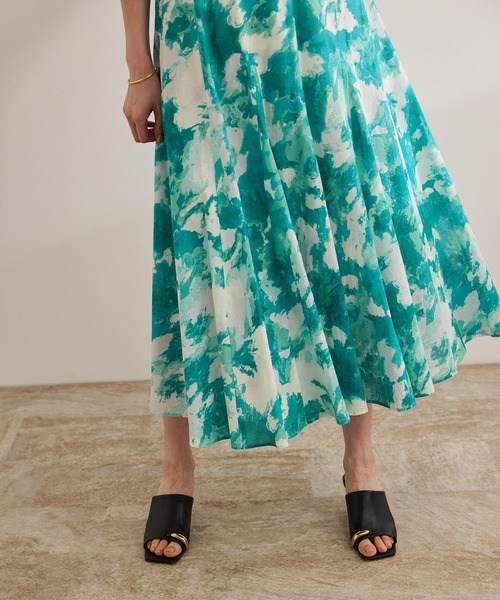 ROPE'（ロペ）の「【DEVEAUX（デヴォー）】Aラインフレアワンピース/洗える（ワンピース・レディース・ブラック/グリーン・36/38）」の22枚目の写真