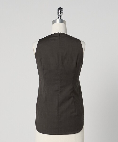 美品【ロエフLOEFF】TW トロピカル ベスト　グレー　１ LOEFF（ロエフ）の「＜LOEFF＞TW トロピカル ベスト（ベスト