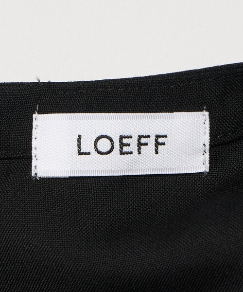 LOEFF（ロエフ）の「＜LOEFF＞トロピカルウール アメリカンスリーブ ブラウス（シャツ/ブラウス・レディース・ブラック/ブラウン・FREE）」の11枚目の写真