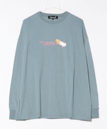 /天竺　プリントロンT