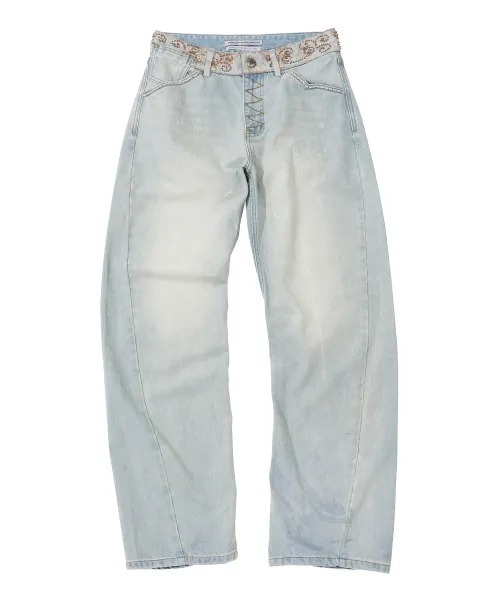 再入荷商品 Beaded Pants（デニムパンツ）｜SCULPTOR（スカルプ Denim Waist パンツ