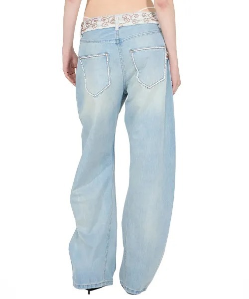 Beaded Waist Denim Pants（デニムパンツ）｜SCULPTOR（スカルプ