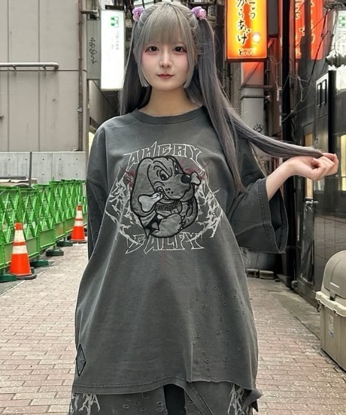 A'GEM/9 × .kom 『GALFY/ガルフィー』チャカパッチTシャツ②