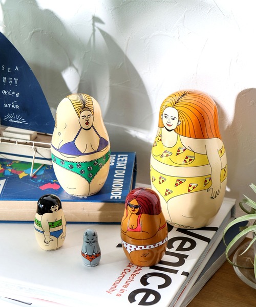 HAPPY HOT GIRLSマトリョーシカ（インテリア雑貨）｜BAYFLOW