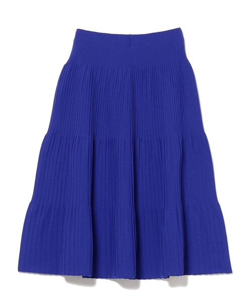 EFFE BEAMS(エッフェビームス)の「タックリブ フレアスカート(スカート・レディース・ブルー/その他・ONE SIZE)」の1枚目の写真