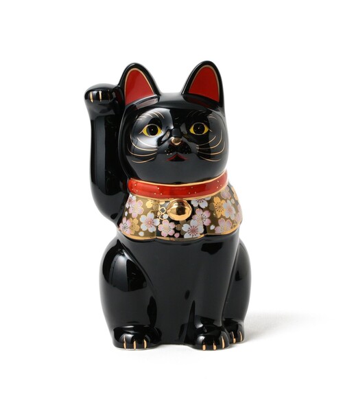 招き猫まつり2025】中外陶園 / 薬師窯 桜づくし 招き猫 大（インテリア