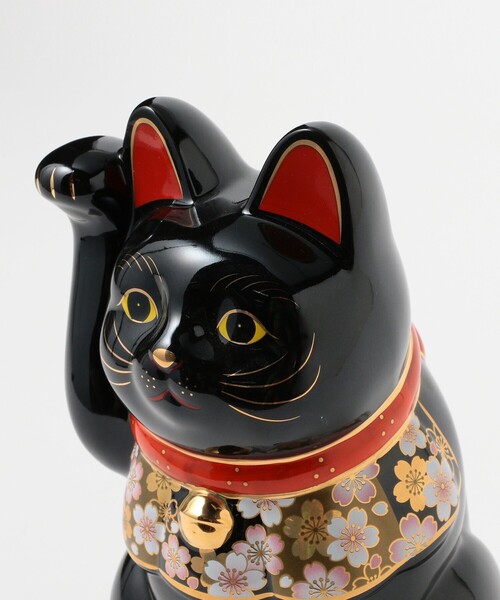 招き猫まつり2025】中外陶園 / 薬師窯 桜づくし 招き猫 大（インテリア