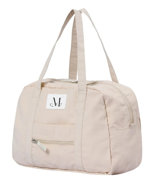 MUCENT（ムセント）の「【日本未発売/WEB限定】MUCENT(ムセント)/軽量 大容量 ユニセックス ワンポイントロゴ ショルダーバッグ/Amanda Front Pocket Shoulder Bag Unisex（ショルダーバッグ・レディース・ベージュ/ブラック/アイボリー・FREE）」の14枚目の写真