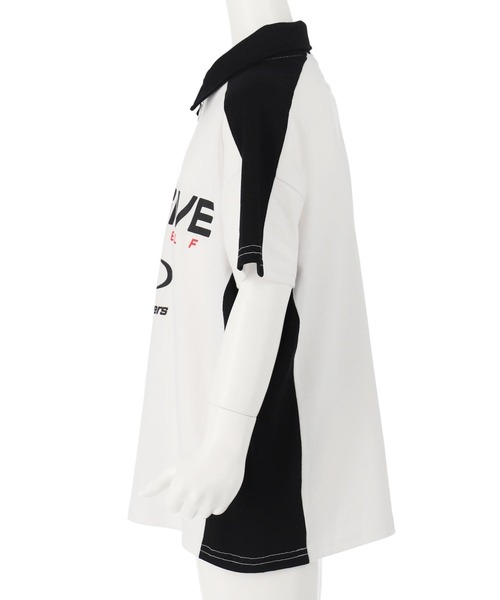 ANAP kids(アナップキッズ)の「エリ付 ゲームシャツ【ジュニアお揃い】(シャツ/ブラウス・キッズ・ネイビー/ホワイト・110cm/120cm/130cm)」の14枚目の写真