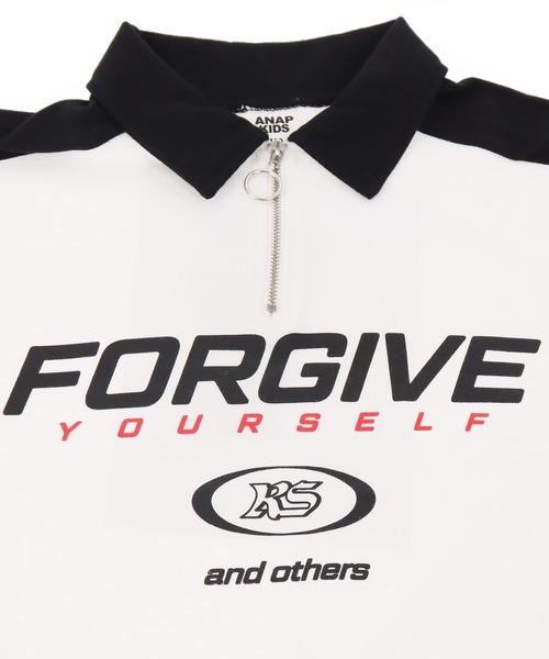 ANAP kids(アナップキッズ)の「エリ付 ゲームシャツ【ジュニアお揃い】(シャツ/ブラウス・キッズ・ネイビー/ホワイト・110cm/120cm/130cm)」の18枚目の写真