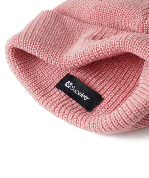 Subciety（サブサエティ）の「Low watch（ニットキャップ/ビーニー・メンズ・キャメル/ピンク/オレンジ/ブラック/オリーブ・FREE）」の9枚目の写真