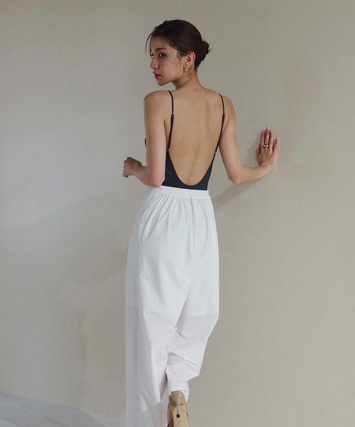 バック オープン ボディスーツ KINO THE KEI 黒 WATERSIDE＆DAILYWEAR バック オープン ボディスーツ KINO THE