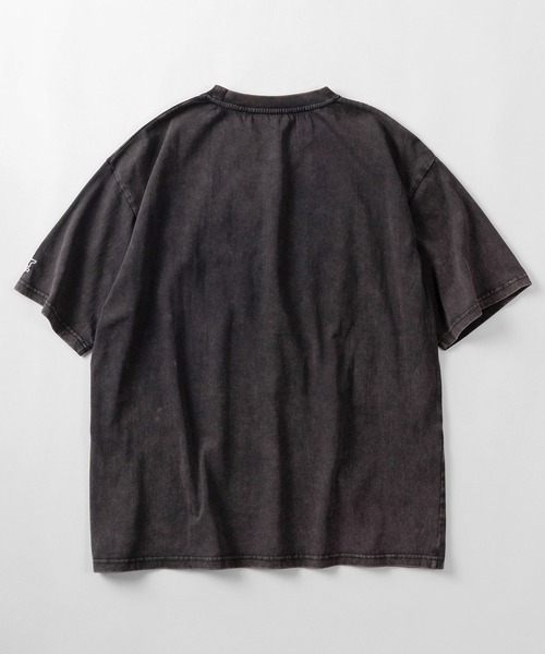 STARTER(スターター)の「【88】【STARTER/スターター】ケミカル加工 ブランドロゴ ワッペン刺繍 半袖Tシャツ オーバーサイズ(Tシャツ/カットソー・メンズ・ブラック系その他/ブラック・XL/M/L)」の4枚目の写真