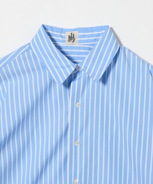 別注】＜allery＞ ストライプ ショートスリーブ シャツ（シャツ