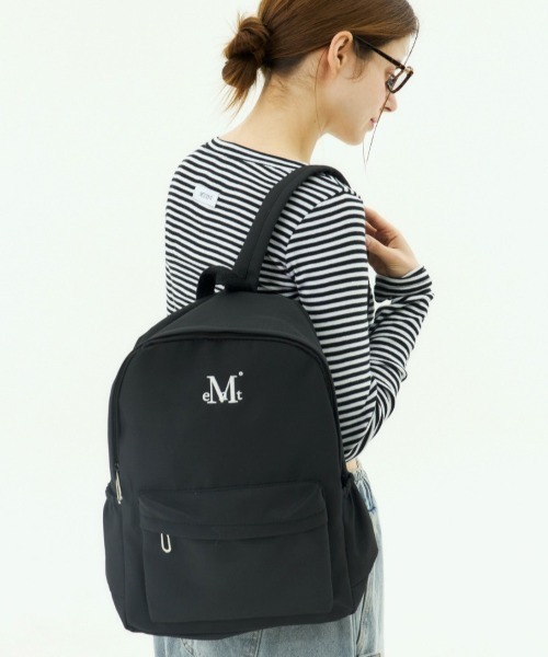 MUCENT（ムセント）の「◇MUCENT◇ブランド直輸入正規品/Vネック ストライプ ロンT　MMA V-NECK STRIPE LONG SLEEVE T（Tシャツ/カットソー・レディース・ホワイト×ブラック/ブラック・FREE）」の10枚目の写真