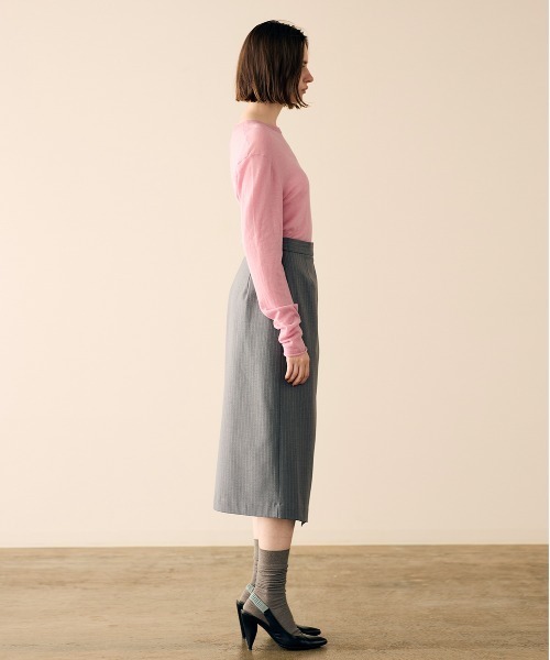 Marilyn Moon(マリリンムーン)の「16G sheer wool knit(ニット/セーター・レディース・ブラック/グレー/オフホワイト/ピンク・FREE)」の16枚目の写真