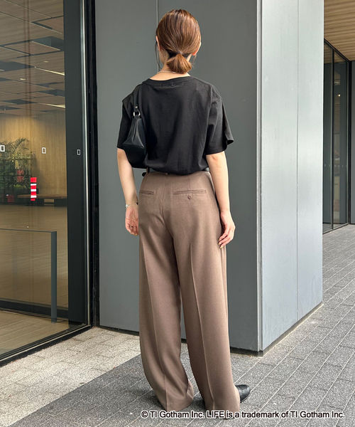 GOOD ROCK SPEED（グッドロックスピード）の「《追加5》GOOD ROCK SPEED SLOBE別注 LIFE PC PHOTO TEE1（Tシャツ/カットソー・レディース・ブラック/ホワイト・FREE）」の12枚目の写真