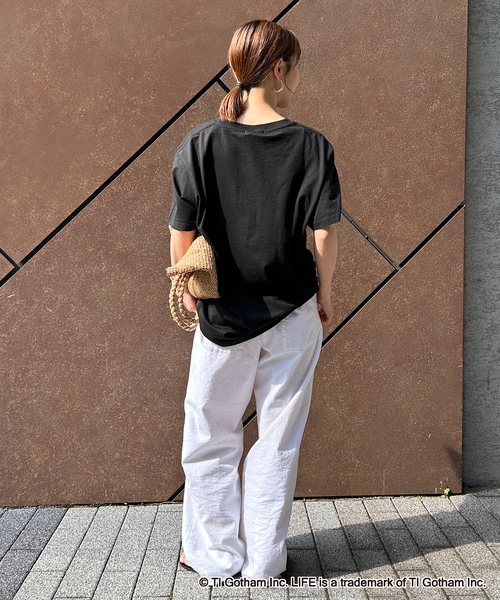 GOOD ROCK SPEED（グッドロックスピード）の「《追加5》GOOD ROCK SPEED SLOBE別注 LIFE PC PHOTO TEE1（Tシャツ/カットソー・レディース・ブラック/ホワイト・FREE）」の18枚目の写真