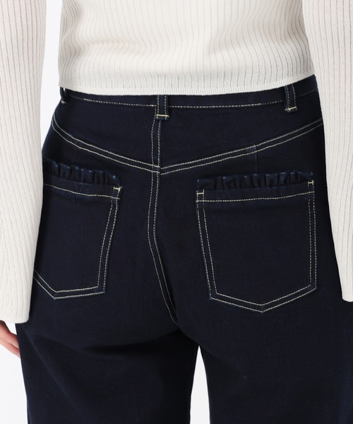 MISCH MASCH(ミッシュマッシュ)の「2025秋冬新作 ストレートワイドデニムパンツ(デニムパンツ・レディース・ブルー/ネイビー・S/M)」の21枚目の写真