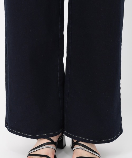 MISCH MASCH(ミッシュマッシュ)の「2025秋冬新作 ストレートワイドデニムパンツ(デニムパンツ・レディース・ブルー/ネイビー・S/M)」の22枚目の写真