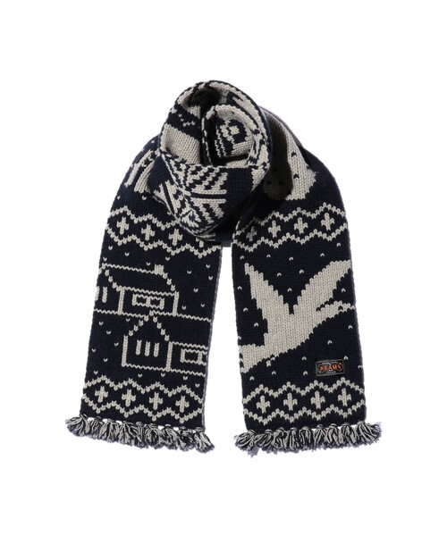 ロゴ マフラー ネイビー ベージュ47*180cm 楽天市場】ネイビー（メンズマフラー・ストール｜マフラー・スカーフ