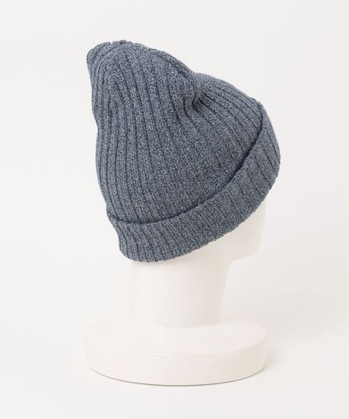 OLD BETTY'S（オールドベティーズ）の「【日本製】グリーンボウル 【GREEN BOWL】 Mix Knit Cap（ニットキャップ/ビーニー・レディース・杢グレー/チャコール/ネイビー・FREE）」の4枚目の写真