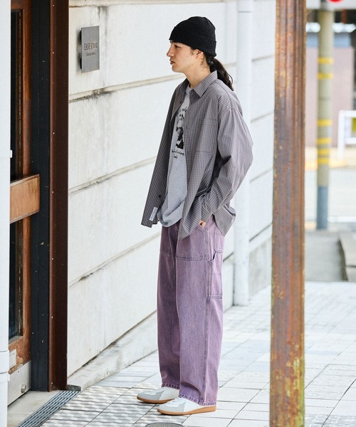 niko and...（ニコアンド）の「イージーケア柄ロングスリーブシャツ（シャツ/ブラウス・メンズ・グリーン/ベージュ/チャコール/サックスブルー/オフホワイト/グレー・MEDIUM/LARGE/BIG(L)）」の12枚目の写真