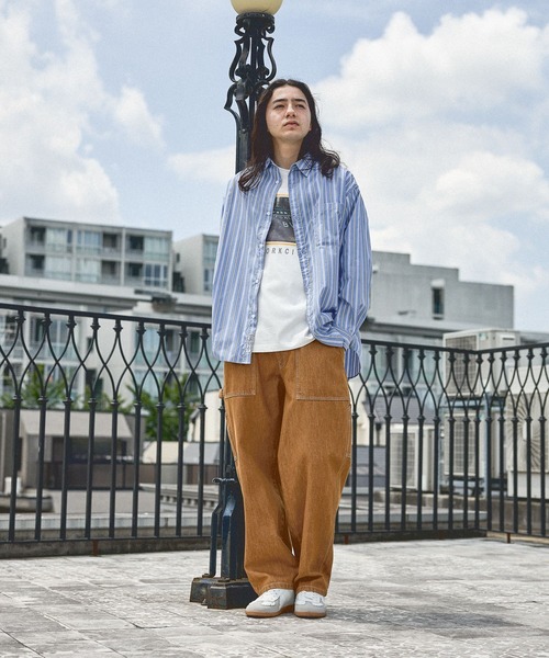 niko and...（ニコアンド）の「イージーケア柄ロングスリーブシャツ（シャツ/ブラウス・メンズ・グリーン/ベージュ/チャコール/サックスブルー/オフホワイト/グレー・MEDIUM/LARGE/BIG(L)）」の21枚目の写真