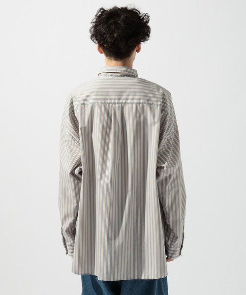 セール】イージーケア柄ロングスリーブシャツ（シャツ/ブラウス