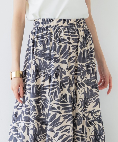 coca(coca)(コカ)の「スラブレーヨン花柄ギャザースカート(スカート・レディース・B/A・S/L/M)」の12枚目の写真