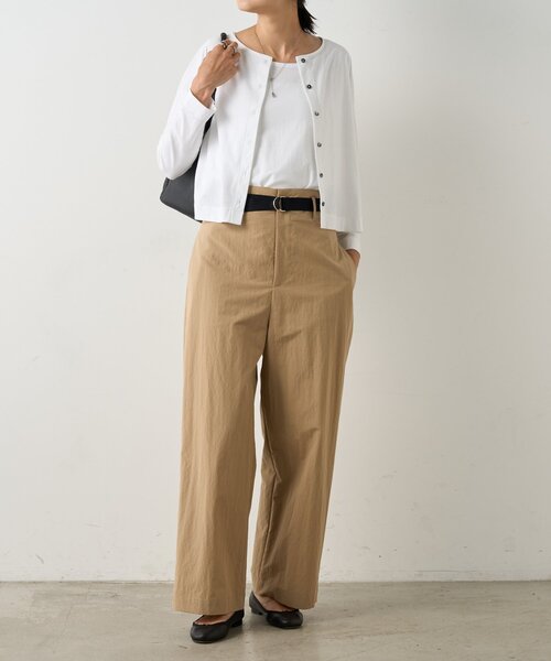 BEARDSLEY（ビアズリー）の「スラブコットンタンクトップ（タンクトップ・レディース・ホワイト/グレー・FREE）」の11枚目の写真